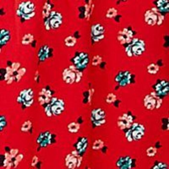 KINGSTON GREY Womens Red Tie Adjustable Peplum Hem Pullover Maxi Dress S - Picture 4 of 4